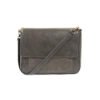 l8094-10.jpg Gray Lexie Convertible Shoulder Bag Faux Suede Trim
